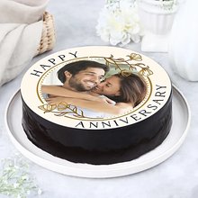 Chocolate Photo Cake- Half Kg